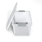 Iris Store & Slide 61 Qt. Latch Lid Storage Bin, Clear (270017/170294)