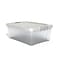 Staples 46.8 Qt. Latch Lid Storage Bin, Clear (TR58306)