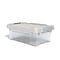 Staples 12 Qt. Latch Lid Storage Bin, Clear (TR58304)