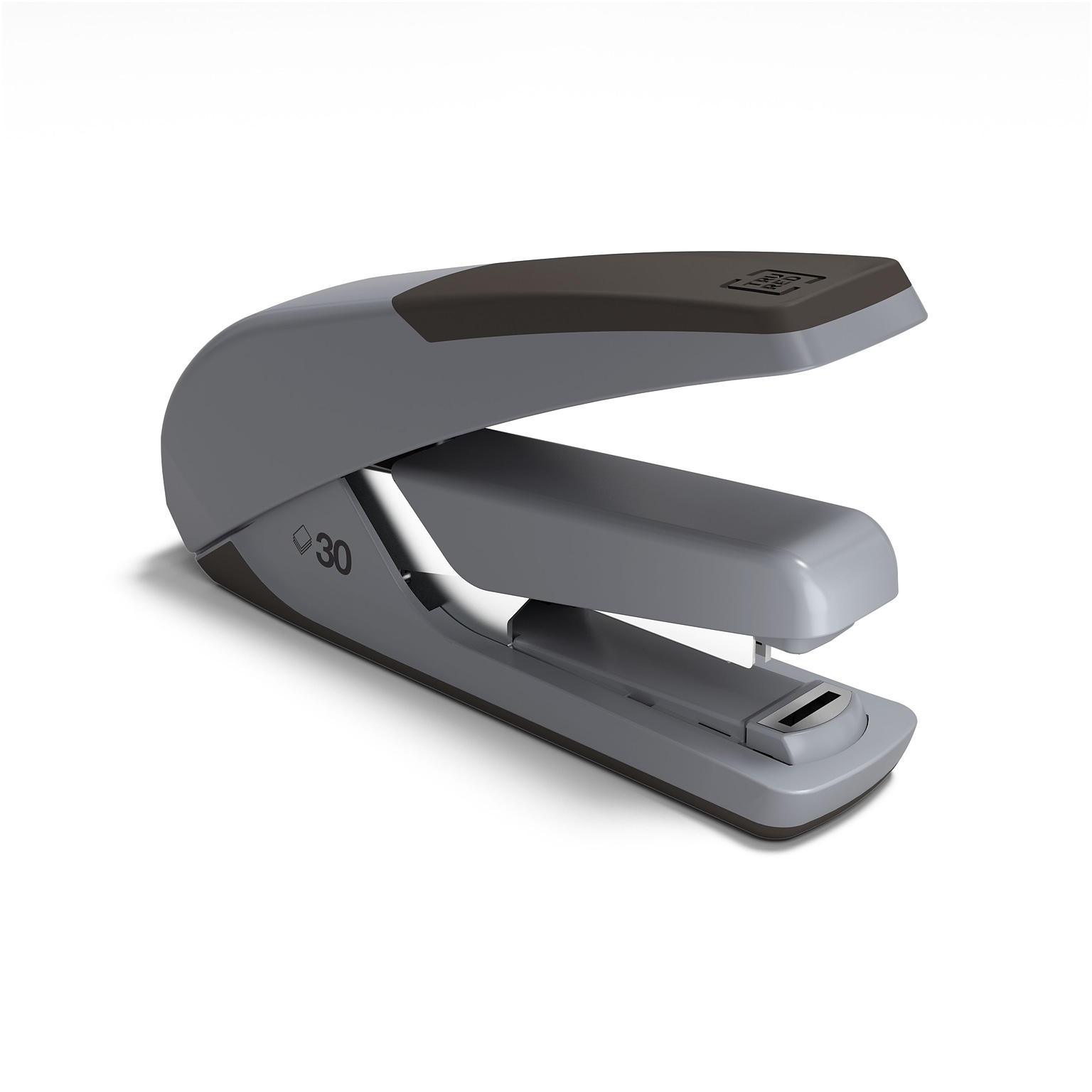 TRU RED™ One-Touch DX-4 Desktop Stapler, 30-Sheet Capacity, Black/Gray (TR58483)