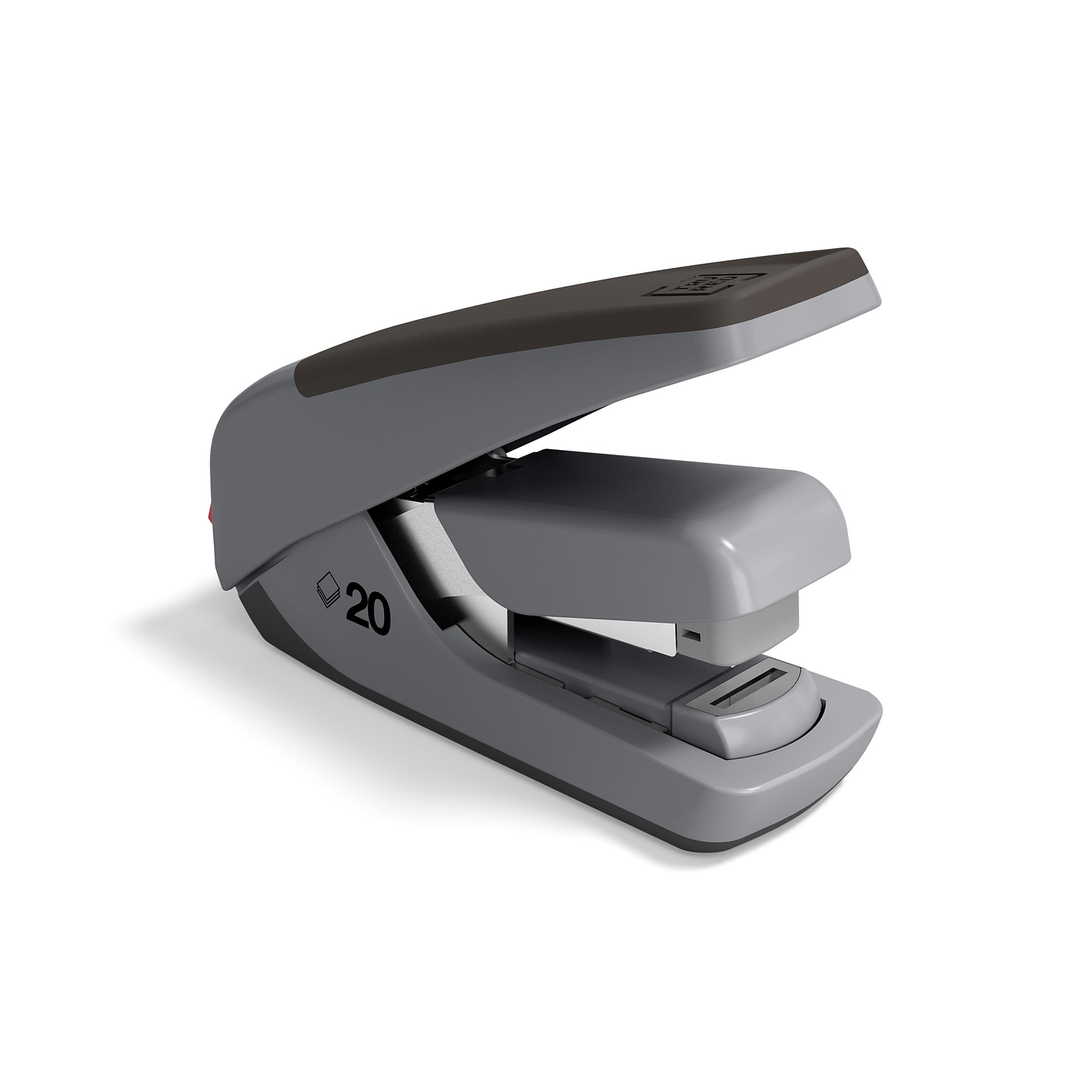 TRU RED™ One-Touch CX4 Desktop Stapler, 20-Sheet Capacity, Black/Gray (TR58482)