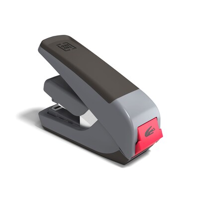 TRU RED™ Premium Desktop Stapler, 30-Sheet Capacity, Gray/Red (TR58077)