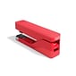 TRU RED™ Desktop Stapler, 25-Sheet Capacity, Red (TR58101)