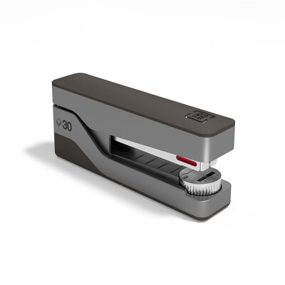 TRU RED™ Premium Desktop Stapler, 30-Sheet Capacity, Gray/Red (TR58078)