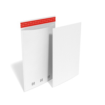 TRU RED™ 10.25 x 13.5 Self-Sealing Bubble Mailer, #4, White, 25/Carton (TR56599)