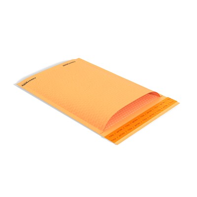 Coastwide Professional™ 7.88 x 10.75 Self-Sealing Bubble Mailer, #1, Kraft, 100/Pack (CW56642B)