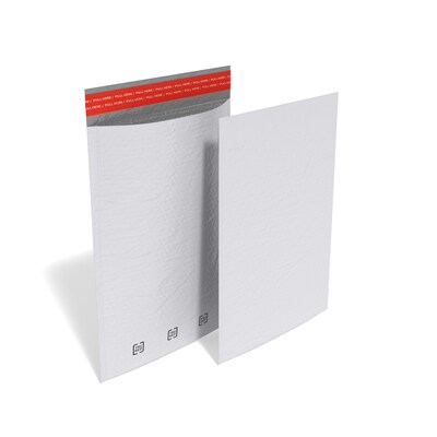 TRU RED™ 10.25 x 13.5 Self-Sealing Bubble Mailer, #4, White, 25/Carton (TR56594B)