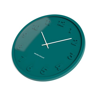 Union & Scale™ Essentials Wall Clock, Plastic, 13" (UN57803)