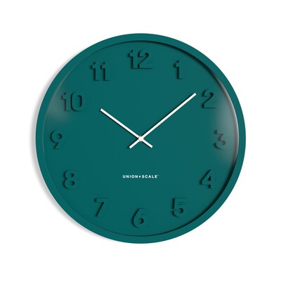 Union & Scale™ Essentials Wall Clock, Plastic, 13 (UN57803)