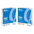 Quill Brand® 8.5 x 11 Copy Paper, 20 lbs., 92 Brightness, 500 Sheets/Ream (720222RM)