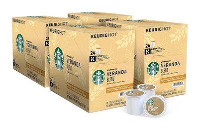 Starbucks Veranda Blend Coffee Keurig K-Cup Pods, Light Roast, 96/Carton (SBK18997CT) | Quill