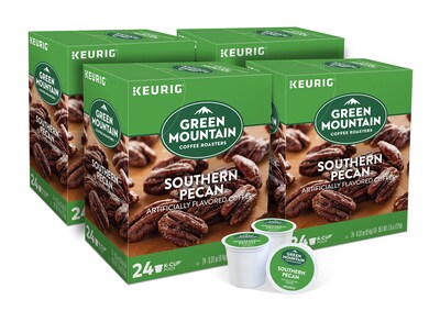 Green Mountain Southern Pecan Coffee Keurig K-Cup Pods, Light Roast, 96/Carton (67726) | Quill