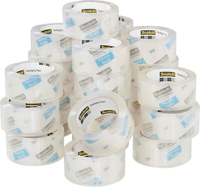 Scotch Heavy Duty Packing Tape, 1.88 x 54.6 yds, Clear, 36/Carton (3850CS36) | Quill