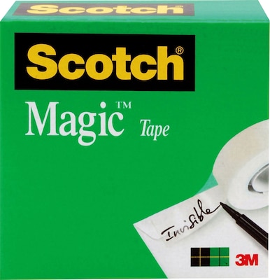 Scotch Magic Invisible Tape Refill, 3/4 x 72 yds, 1 Roll, (810) | Quill