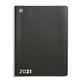 2021 TRU RED™ 8 x 11 Appointment Book, Black (TR21494-21)