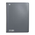 2021 TRU RED™ 8 x 11 Planner, Charcoal (TR58478-21)