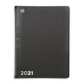 2021 TRU RED™ 8 x 11 Planner, Black (TR52184-21)