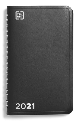 2021 TRU RED™ 3 x 6 Planner, Black (TR58481-21)