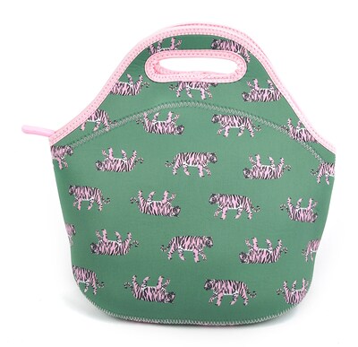 Pep Rally Lunch Bag, Green/Pink (58955)