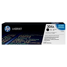 HP 304A Black Standard Yield Toner Cartridge   (CC530A)