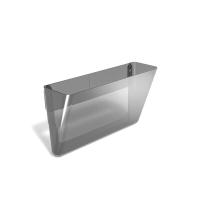 TRU RED™ Single Pocket Plastic Wall File, Smoke (TR58211)