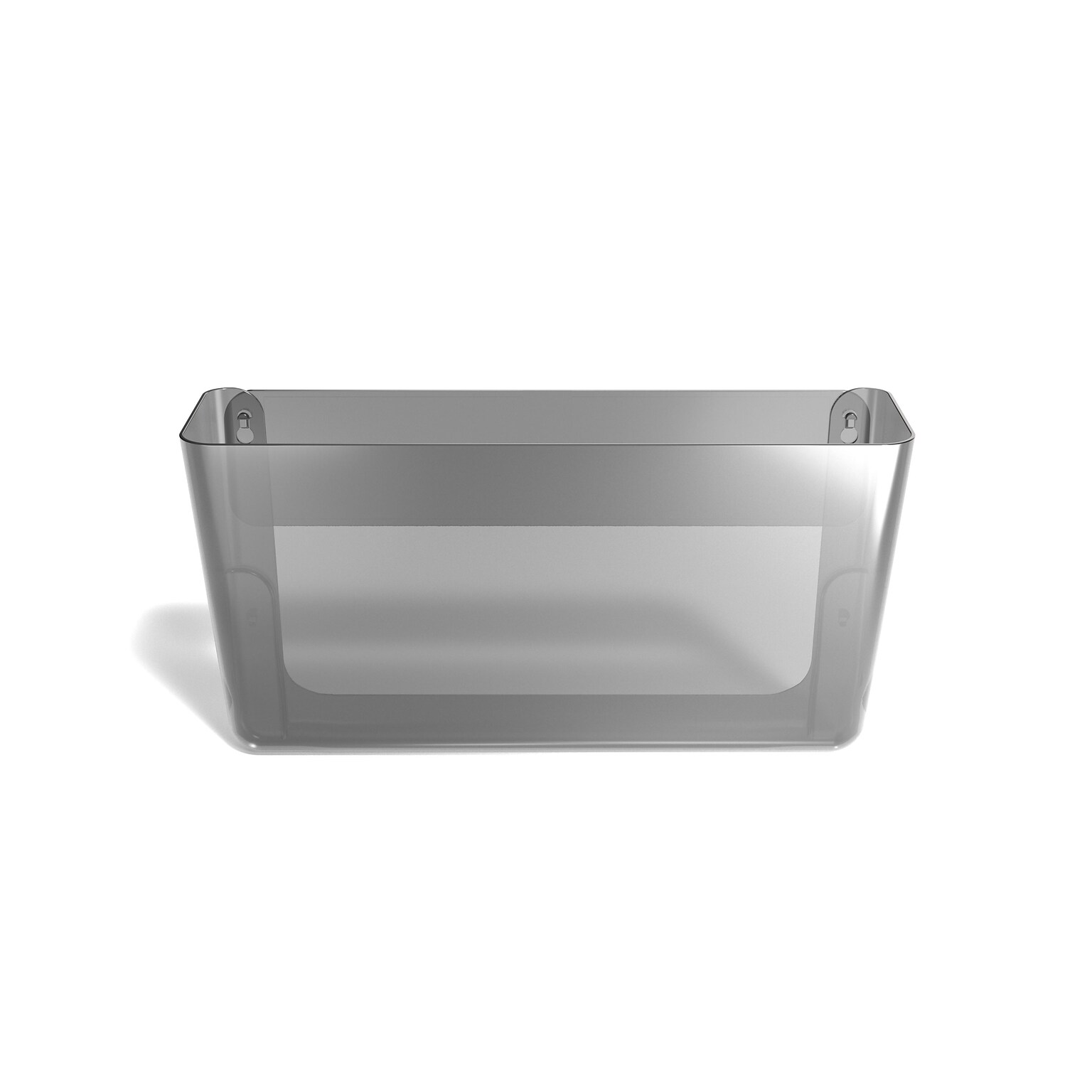TRU RED™ Single Pocket Plastic Wall File, Smoke (TR58211)