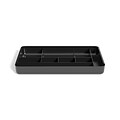 TRU RED™ 9-Compartment Expandable Plastic Drawer Organizer, Black (TR58206)