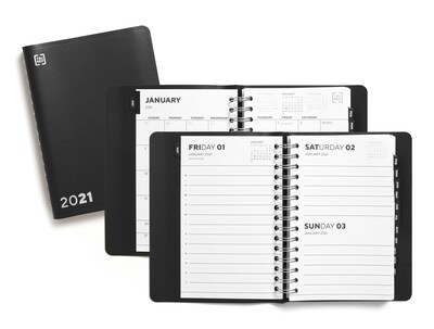 2021 TRU RED 5 x 8 Appointment Book, Black (TR58452-21)