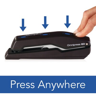 Swingline Desktop Stapler, 60-Sheet Capacity, Staples Included, Black/Grey (5000590)