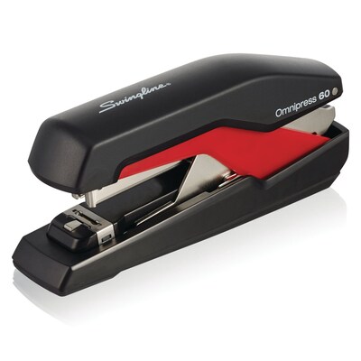 Swingline Omnipress Desktop Stapler, 60-Sheet Capacity, Staples Included, Black (5000591)