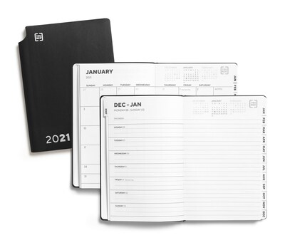 2021 TRU RED™ 5 x 8 Appointment Book, Black (TR12938-21)