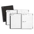 2021 TRU RED™ 8 x 11 Appointment Book, Black (TR21487-21)