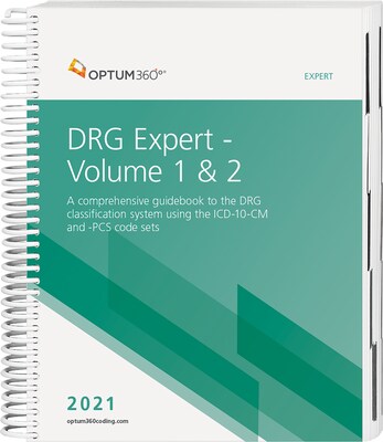 Optum360 2021 DRG Expert ICD-10-CM, 2 Volume Set (DRG21)