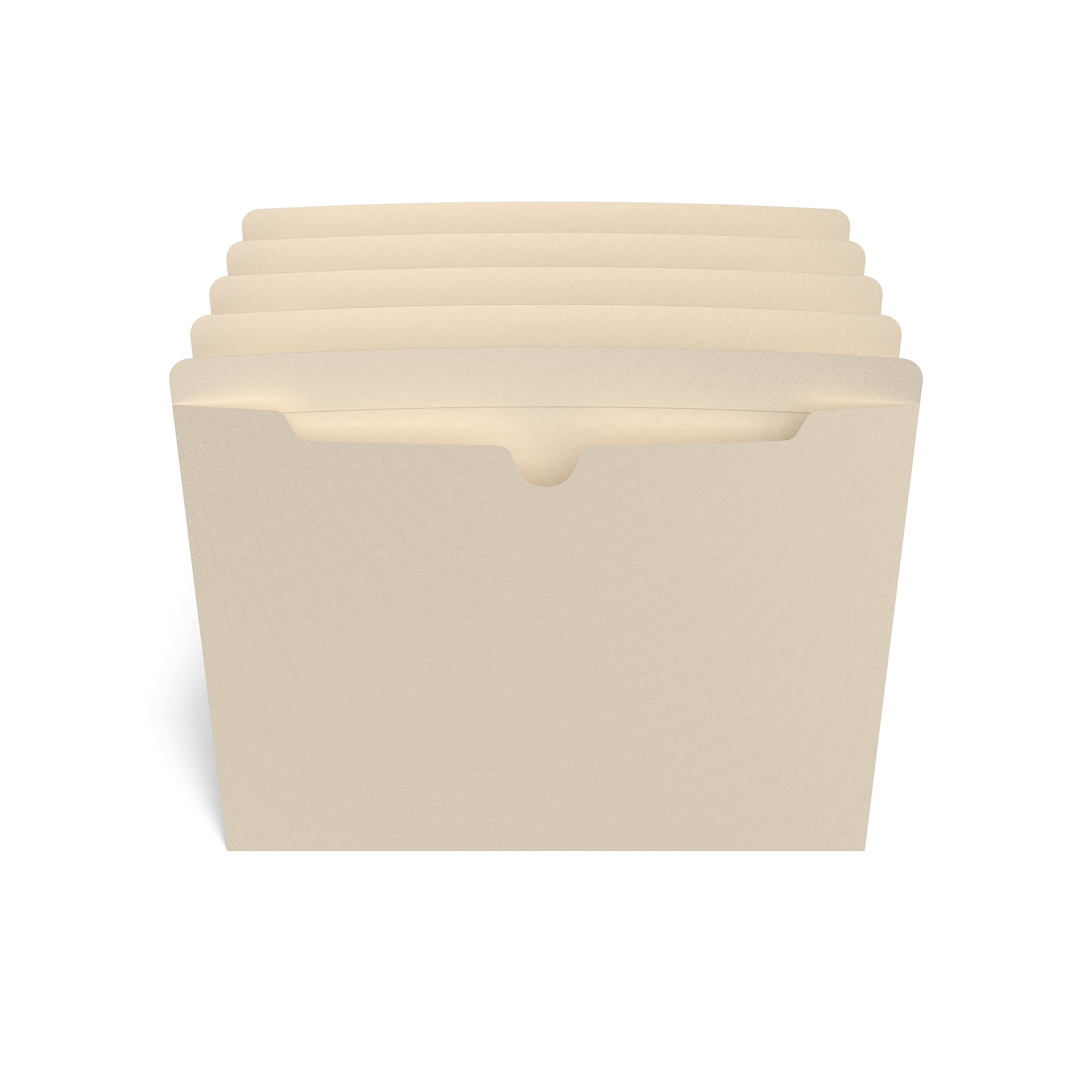 Staples Reinforced File Jacket, Letter Size, Manila, 100/Box (TR293050)