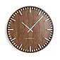 Union & Scale™ Essentials Wall Clock, Wood, 16" (UN57811)