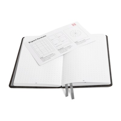 TRU RED™ Medium Explore Journal, Dotted, Black (TR58428)