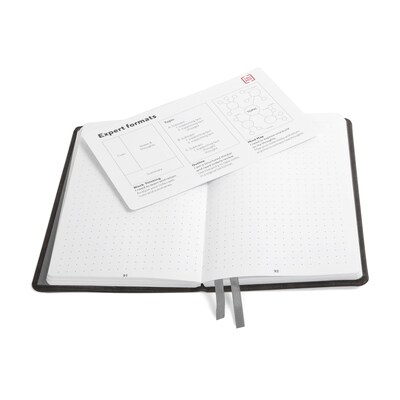 TRU RED™ Medium Explore Journal, Dotted, Black (TR58428)