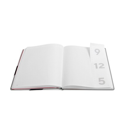 TRU RED™ Large Starter Journal, Gray (TR58413)