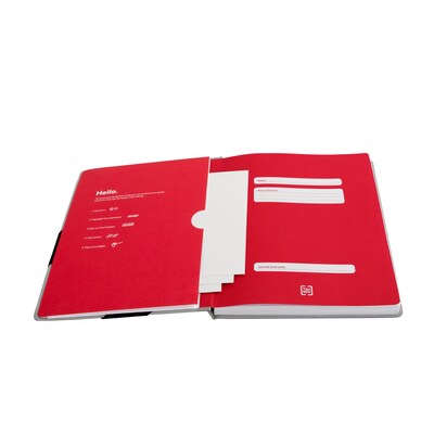 TRU RED™ Large Starter Journal, Gray (TR58413)