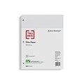 Staples College Ruled Filler Paper, 8.5 x 11, White, 200 Sheets/Pack (TR21700M/21700)