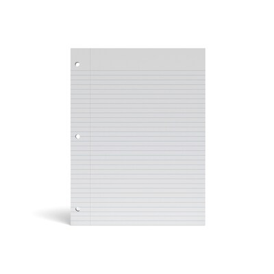 TRU RED™ College Ruled Filler Paper, 8 x 10.5, White, 120 Sheets/Pack, 36 Packs/Carton (TR37427)