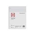 TRU RED™ Wide Ruled Filler Paper, 8 x 10.5, White, 120 Sheets/Pack, 36 Packs/Carton (TR37426)