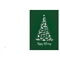 Custom Lawyer Symbols Christmas Tree Cards, with Envelopes, 5-5/8 x 7-7/8, 25 Cards per Set