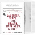 Custom Holiday RX Pad Cards, with Envelopes, 5-5/8 x 7-7/8, 25 Cards per Set