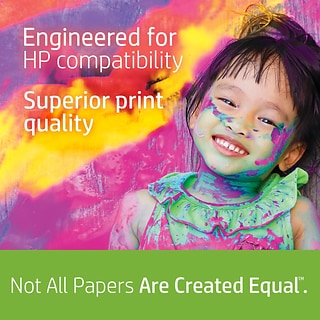  HP Papers, 8.5 x 11 Paper, Premium 32 lb, 1 Ream - 250  Sheets, 100 Bright, Made in USA - FSC Certified