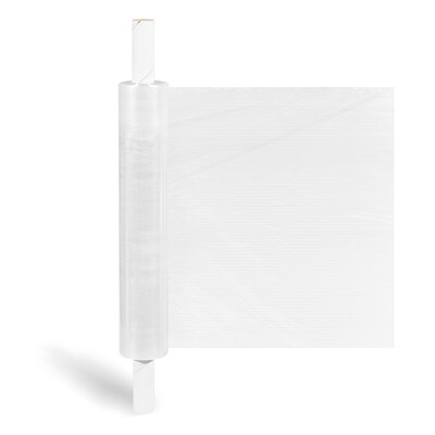 20" x 1000' 55 Gauge Cast Stretch Wrap, Clear, 4/Carton (ST1000)
