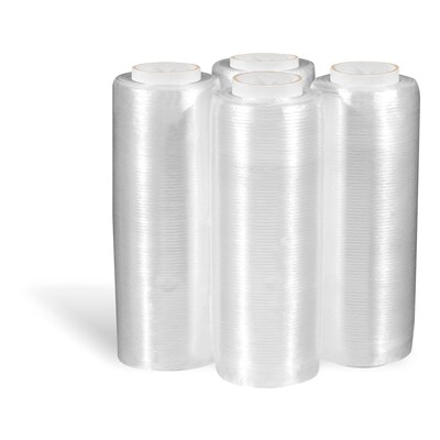 14.5" x 1450' 30 Gauge Pre-Stretched Stretch Wrap, Clear, 4/Carton (ST1805168)