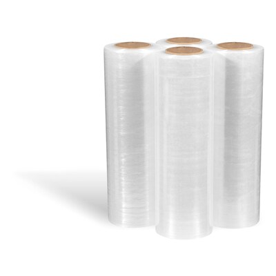 16" x 1476' 47 Gauge Cast Stretch Wrap, Clear, 4/Carton (ST56715)