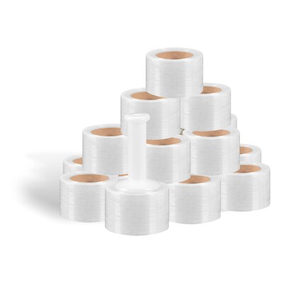 3" x 1000' 80 Gauge Cast Stretch Wrap, Clear, 18/Carton (CW58439)