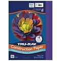 Tru-Ray 9 x 12 Construction Paper, Purple, 50 Sheets (P103019)